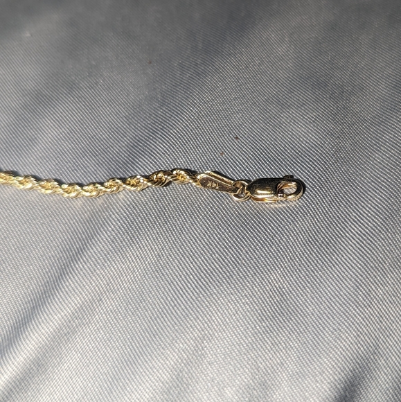 Michael Anthony Peruvian Gold Rope Necklace Solid Gold Hallmarked - Picture 5 of 6